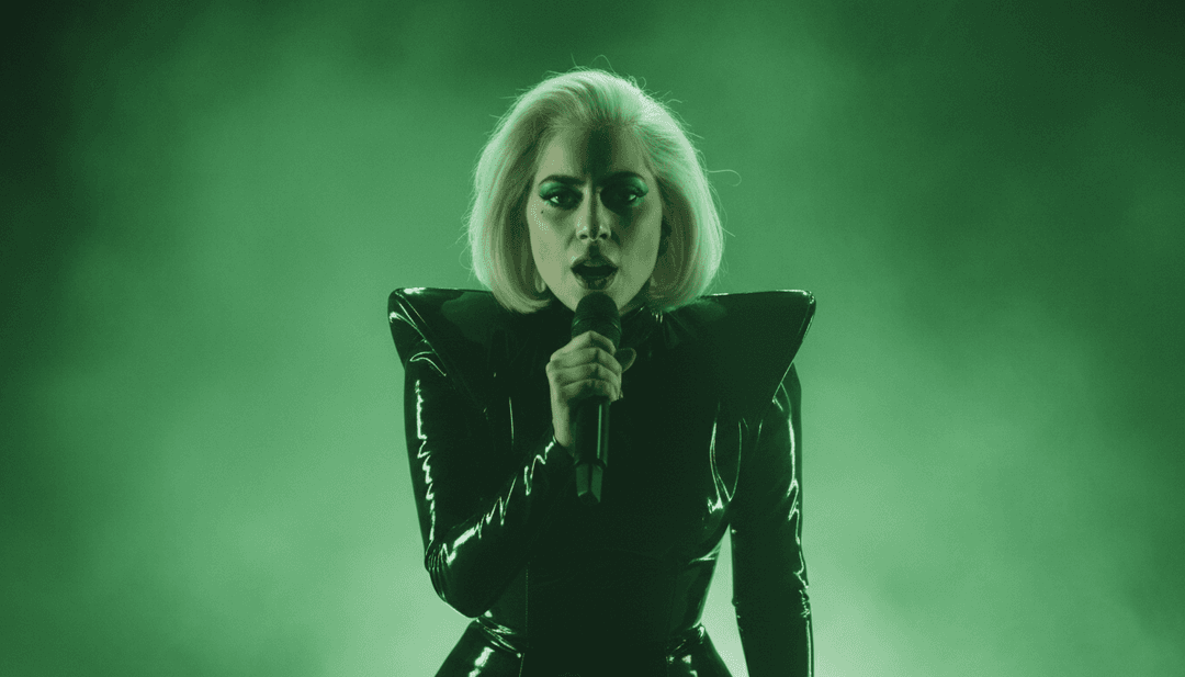 Interfaccia utente di freebeat.ai, che mostra un video musicale generato per "Garden Of Eden" di Lady Gaga pronto per il download.