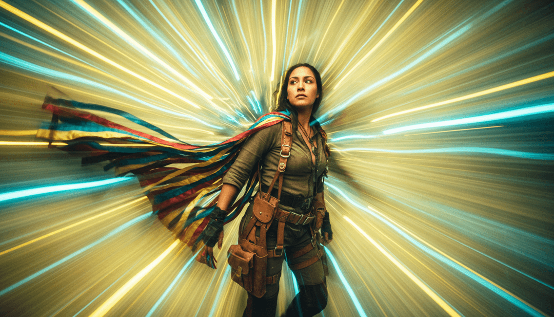 一个完成的、高能量的音乐视频,展示同步的视觉效果和歌词,freebeat.ai 标志突出,邀请用户创作自己的作品。