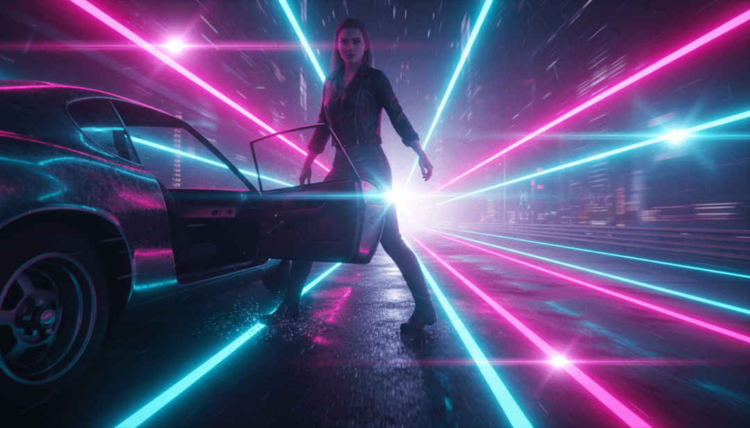 与“heaven in your arms”的节拍下降和人声高潮同步的动态视觉效果,展示了无缝的 MP3 到 MP4 转换。