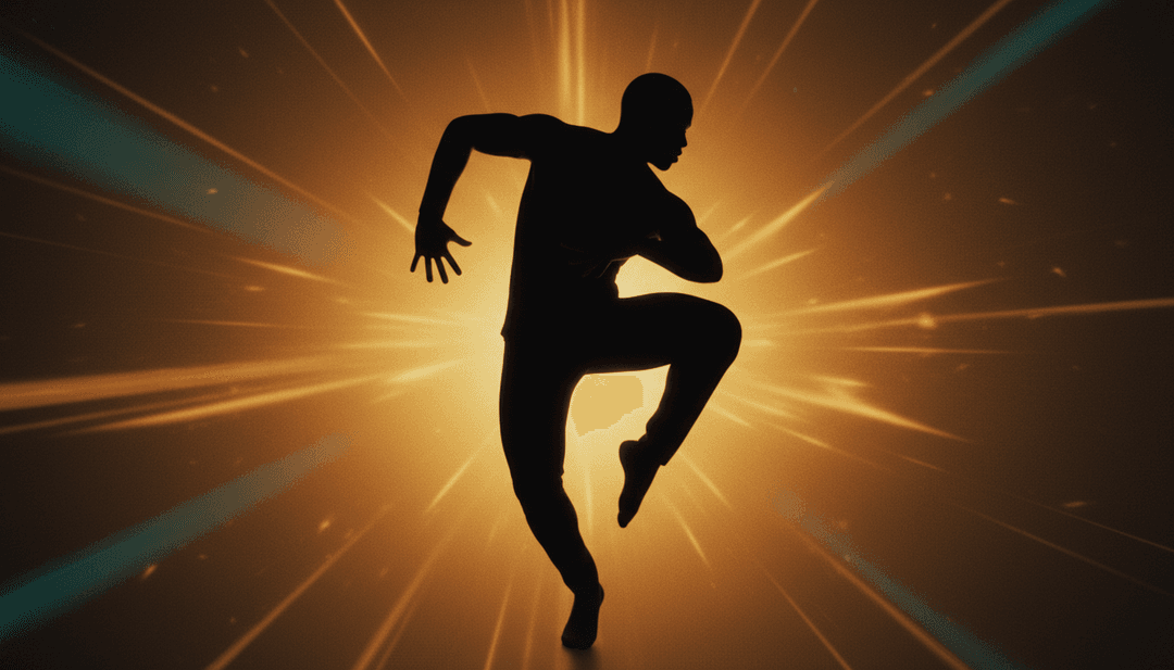 Una pantalla dividida que muestra a un usuario interactuando con una interfaz creativa de IA en un lado y un video musical impresionante y terminado reproduciéndose en el otro.