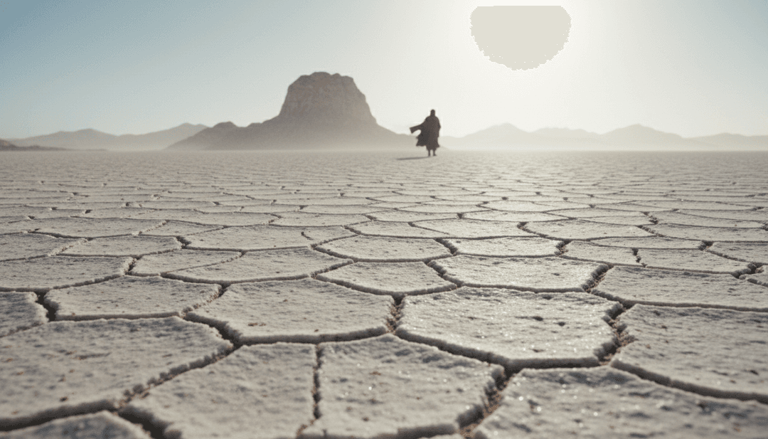 Représentation visuelle abstraite d'ondes sonores se transformant en imagerie indie folk rustique, capturant l'esprit de Mumford & Sons et Hozier.