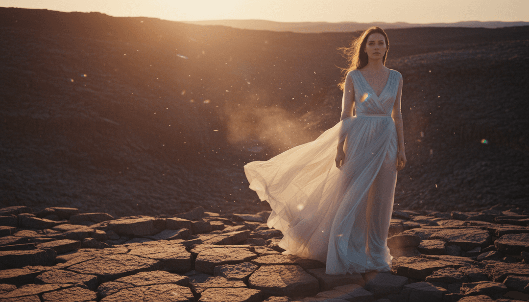 KI-generierte abstrakte Visuals, die die anfängliche Energie und emotionale Tiefe des Songs 'Thank You (Not So Bad)' von Tiësto und Dido darstellen.