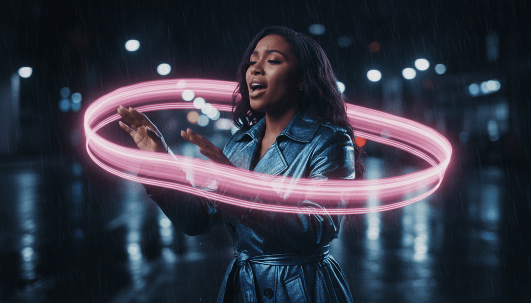 Interfaz de usuario de freebeat.ai mostrando el proyecto de video musical de 'It Feels So Good', con opciones para añadir subtítulos gratuitos y convertir mp3 a mp4