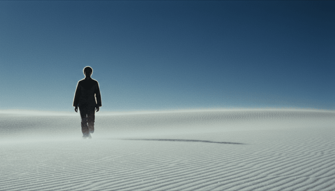 ハウスとヒップホップの音楽要素が融合し、ダイナミックなエネルギーフィールドを生成する抽象的な視覚表現。