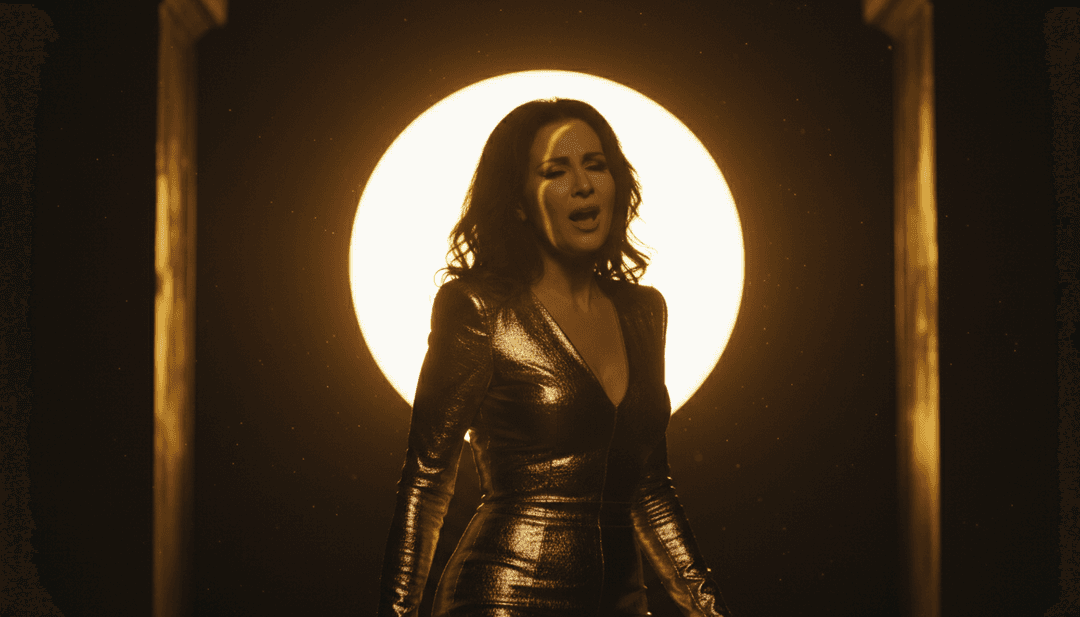 KI analysiert Schallwellen und Texte von 'Pedro', um ein Musikvideo-Konzept im Disco-Stil zu erstellen.