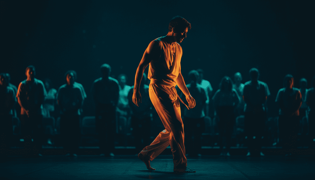 활기찬 딥 하우스 미학과 전문적인 품질을 보여주는 'Move'를 위한 최종 AI 생성 뮤직 비디오.