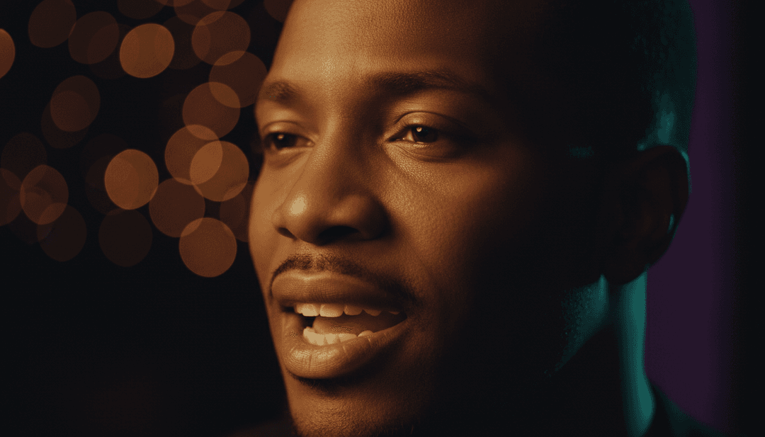 Visuais abstratos como luzes neon e cenas de dança urbana sincronizando com a paisagem sonora eletrônica de 'Get Busy (Odd Mob Club Mix)'.