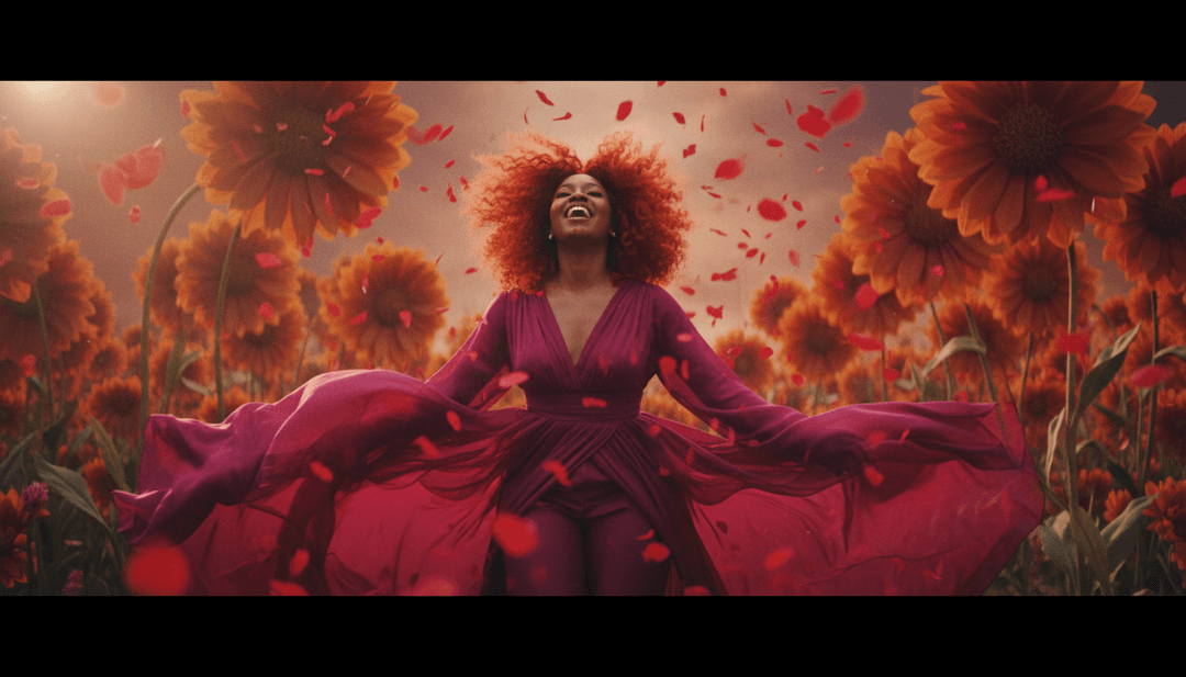 IA analisando a forma de onda de Only Girl (In The World) de Rihanna com batimentos cardíacos digitais e rastros de luz.