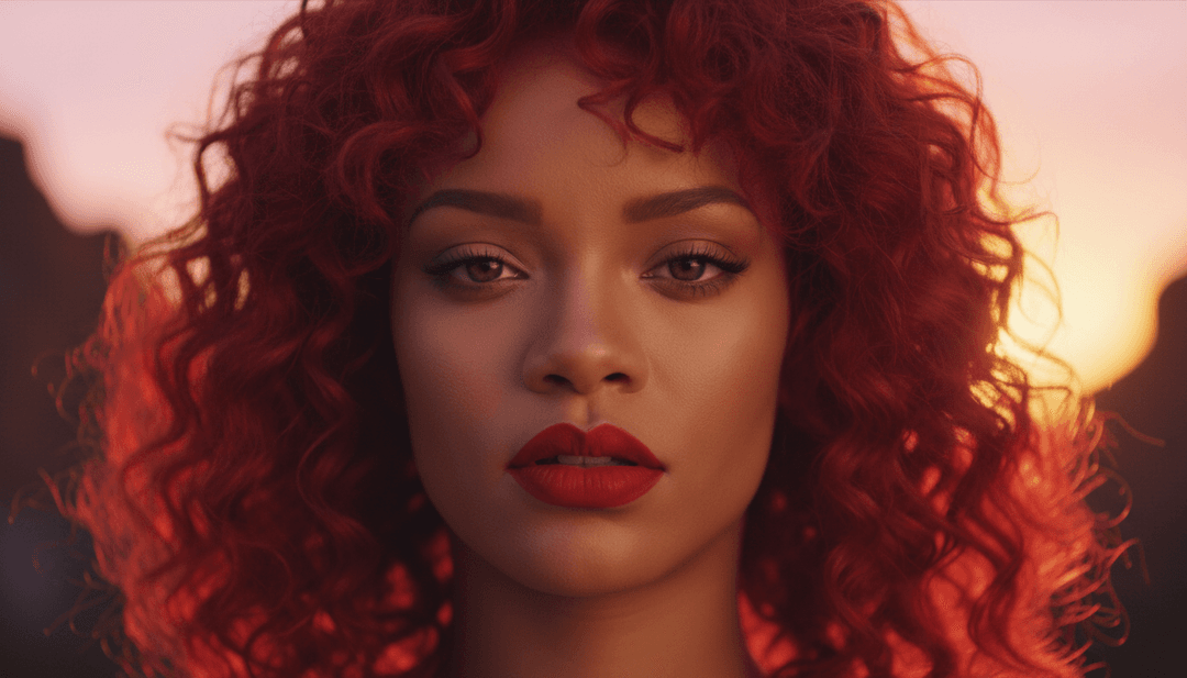 Usuário interagindo com a interface freebeat.ai, criando um videoclipe a partir de um arquivo de áudio, com Only Girl (In The World) de Rihanna tocando ao fundo.