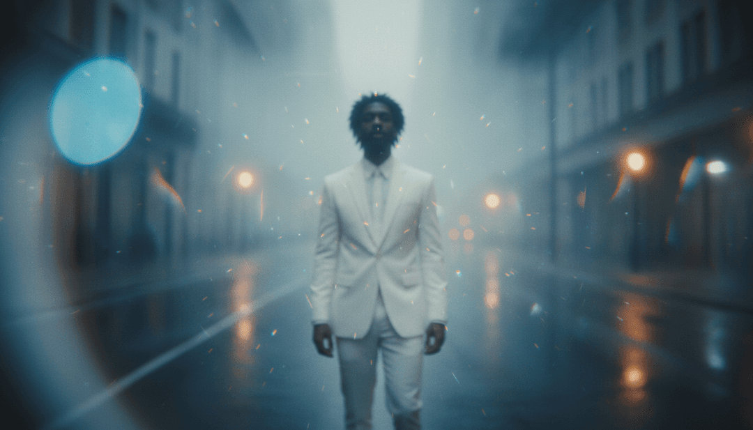 AI가 'Churchill Downs' 가사를 분석하여 경마, 성공, 서정적 테마의 무드 보드를 생성합니다.