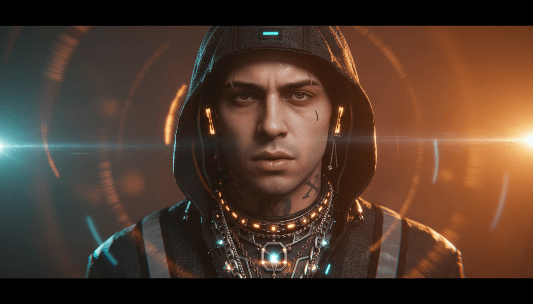 Interface do usuário do Freebeat.ai mostrando um vídeo musical gerado, com opções para personalizar e compartilhar.