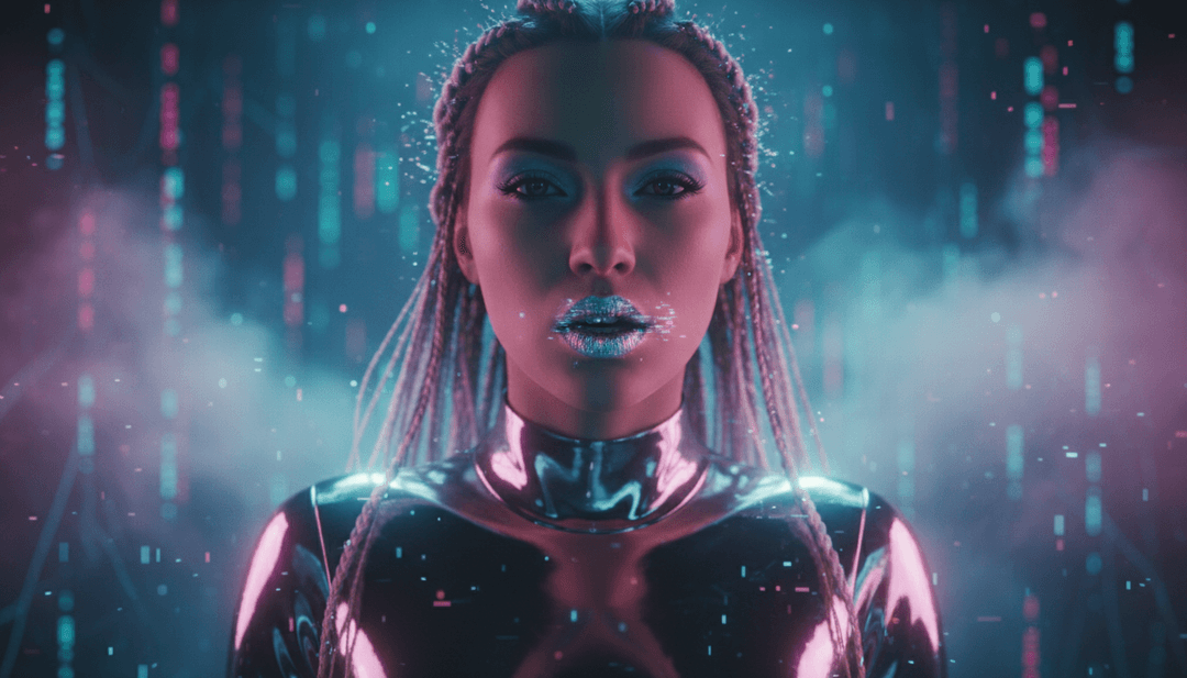 AI analyzing the sonic patterns and pop energy of Kesha's 'Blow' to conceptualize a dynamic music video.