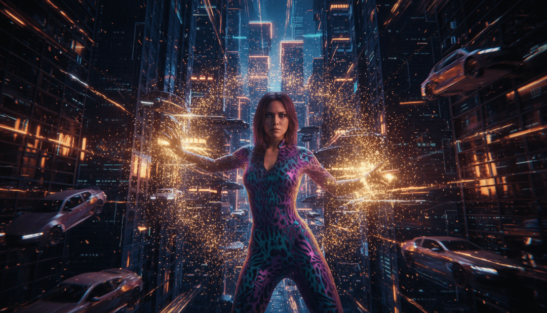 Visual elements like glittering confetti, laser lights, and dynamic camera movements synchronized perfectly to the beat drops and vocal hooks of 'Blow'.