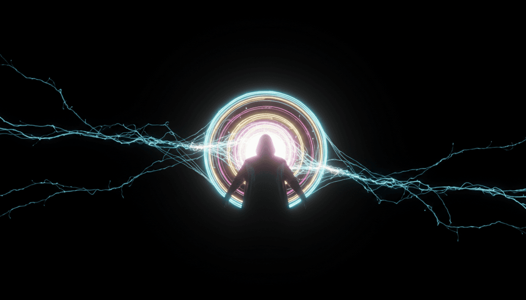 AI 뮤직 비디오 생성기가 해석한 Tame Impala의 "My Old Ways"의 내성적이고 몽환적인 특성을 구현하는, 소용돌이치는 환각적인 색상과 패턴의 소용돌이.