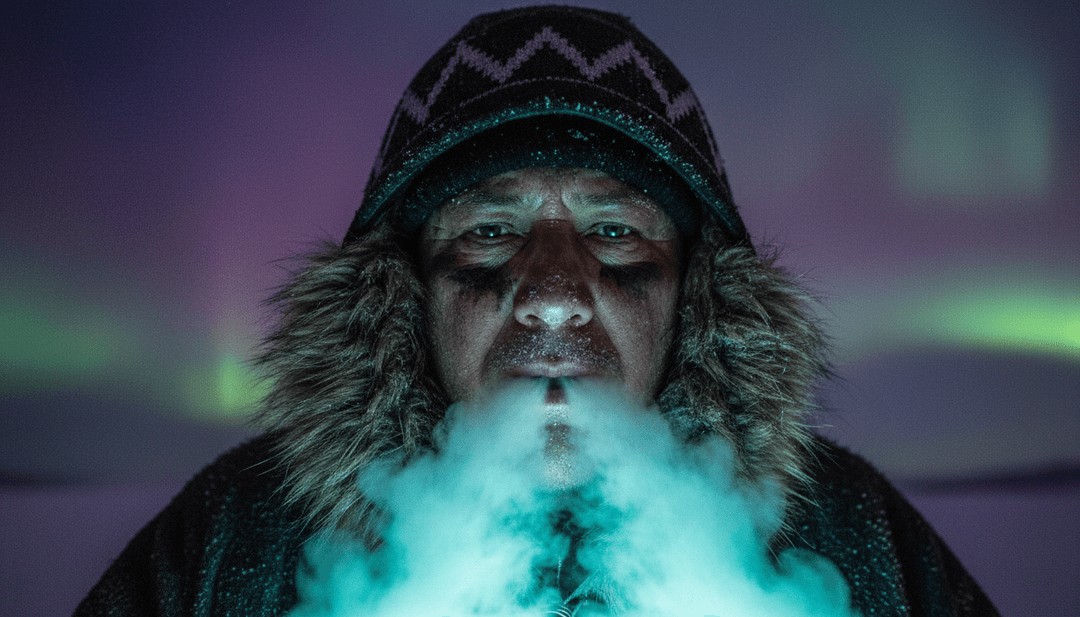 Une interprétation IA de l'esprit corrido de Guason, avec des paysages désertiques abstraits et une silhouette solitaire, évoquant le récit de la chanson.