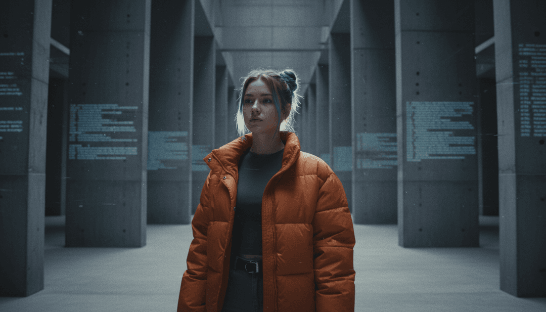 Imágenes abstractas con patrones electrónicos en espiral, representando el análisis inicial de IA de la canción "WAITING" de NOTION, Willow Kayne.