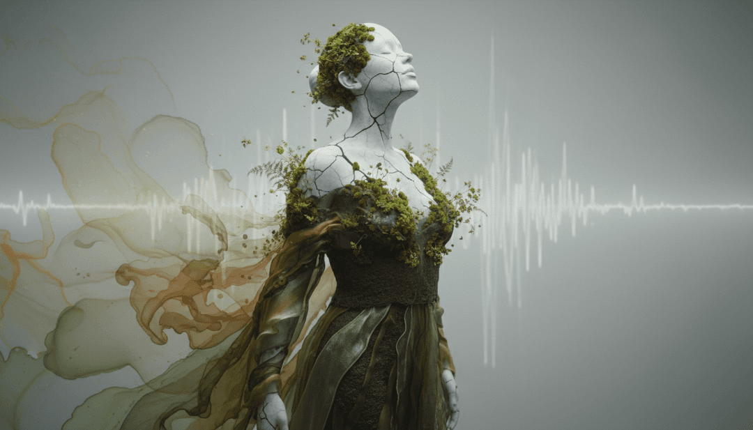 Vídeo musical final de alta qualidade gerado por IA para 'Stone Femmes', apresentando transições suaves, efeitos visuais criativos e letras sincronizadas.