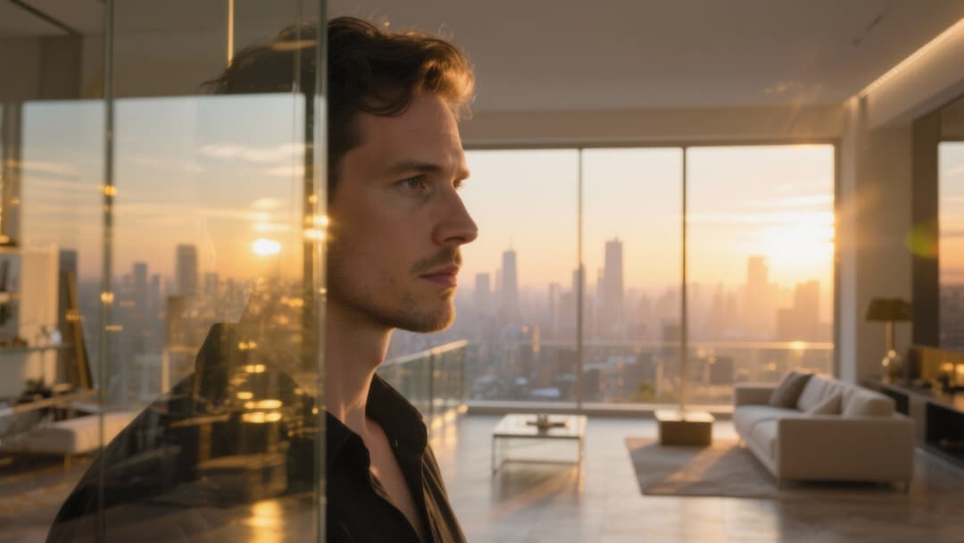 Imagem conceitual de IA analisando a música 'Love On An Island'