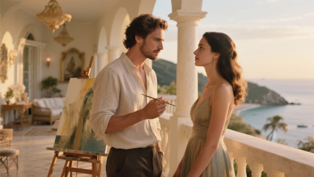 Imagem final do videoclipe concluído para 'Love On An Island'