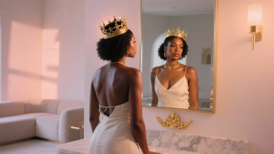 Queen Naija의 음악에서 영감을 받은 시각적 장면