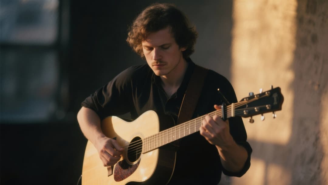 Visualizzazione finale del video musicale di 'Damn' di Del Water Gap utilizzando AI.