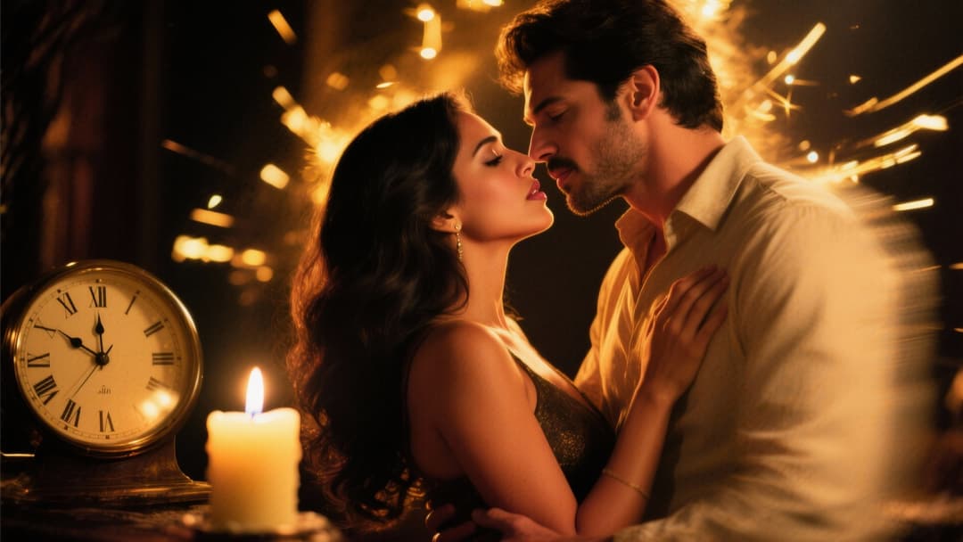 एआई का उपयोग करके संगीत वीडियो बनाता उपयोगकर्ता