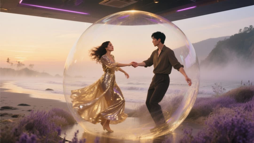 ASCEND की दृश्य यात्रा के समापन को दिखाते हुए अंतिम संगीत वीडियो दृश्य